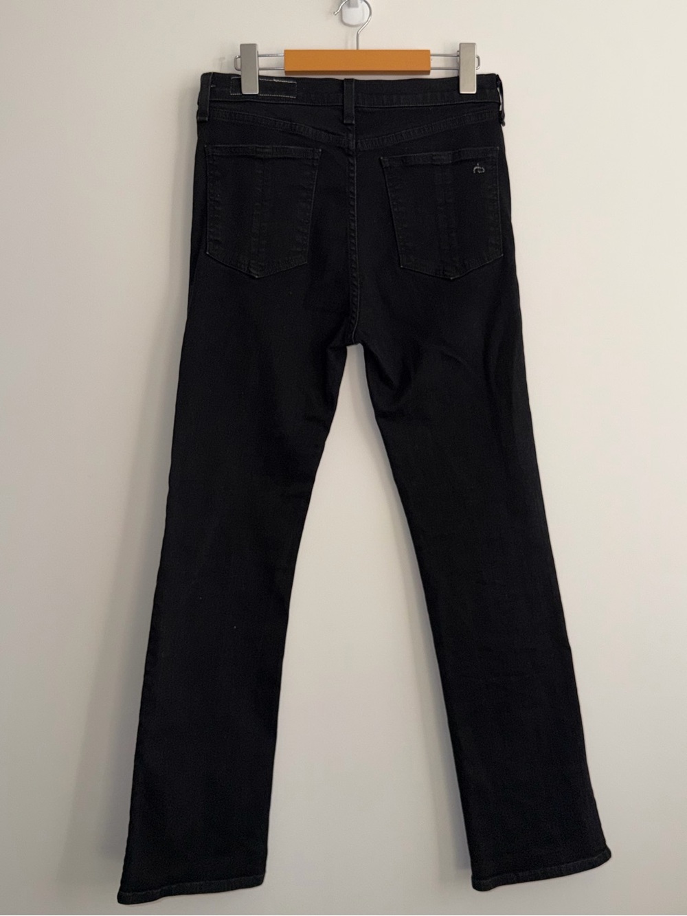 Rag & Bone black slim bootcut jean western denim cigarette 29 classic capsule - Picture 3 of 6